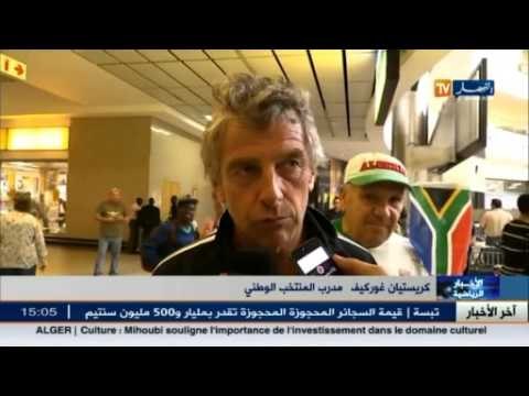 الخضر يصلون الى مطار جوهنزبورغ قبل التوجه الى بريتوريا