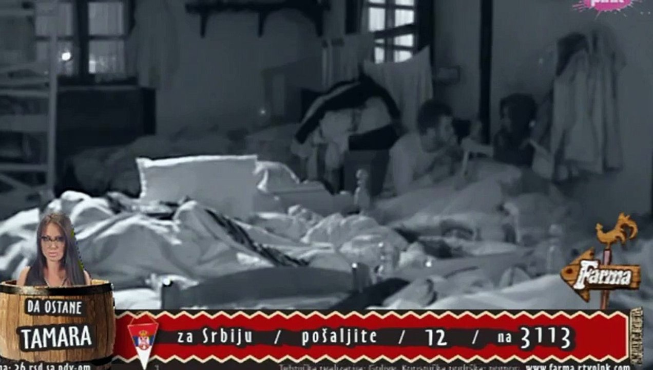 Farma 6 | Semir i Gabi - poljubac pred spavanje [27. 11. 2015.]