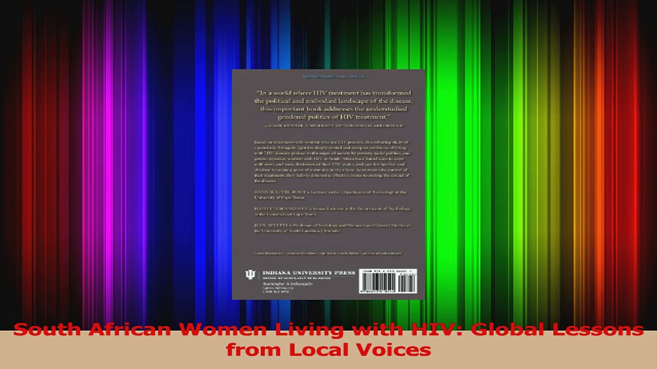 South African Women Living with HIV Global Lessons from Local Voices PDF