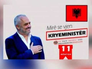 KRYEMINISTRI RAMA PRITET NE PRESHEVE ME FLAMUJ KUQ E ZI  DHE ATMOSFERE ENTUZIASTE LAJM