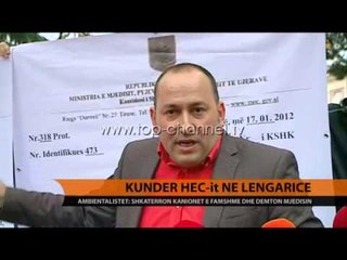 Kundër HEC-it në Lëngaricë - Top Channel Albania - News - Lajme
