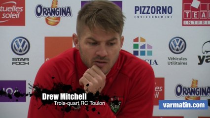 Giteau et Mitchell avant Clermont-RCT