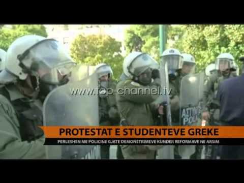 Protesta të dhunshme studentore në Greqi - Top Channel Albania - News - Lajme