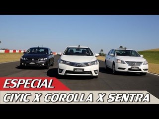 Download Video: HONDA CIVIC X TOYOTA COROLLA X NISSAN SENTRA - ESPECIAL #36 | ACELERADOS