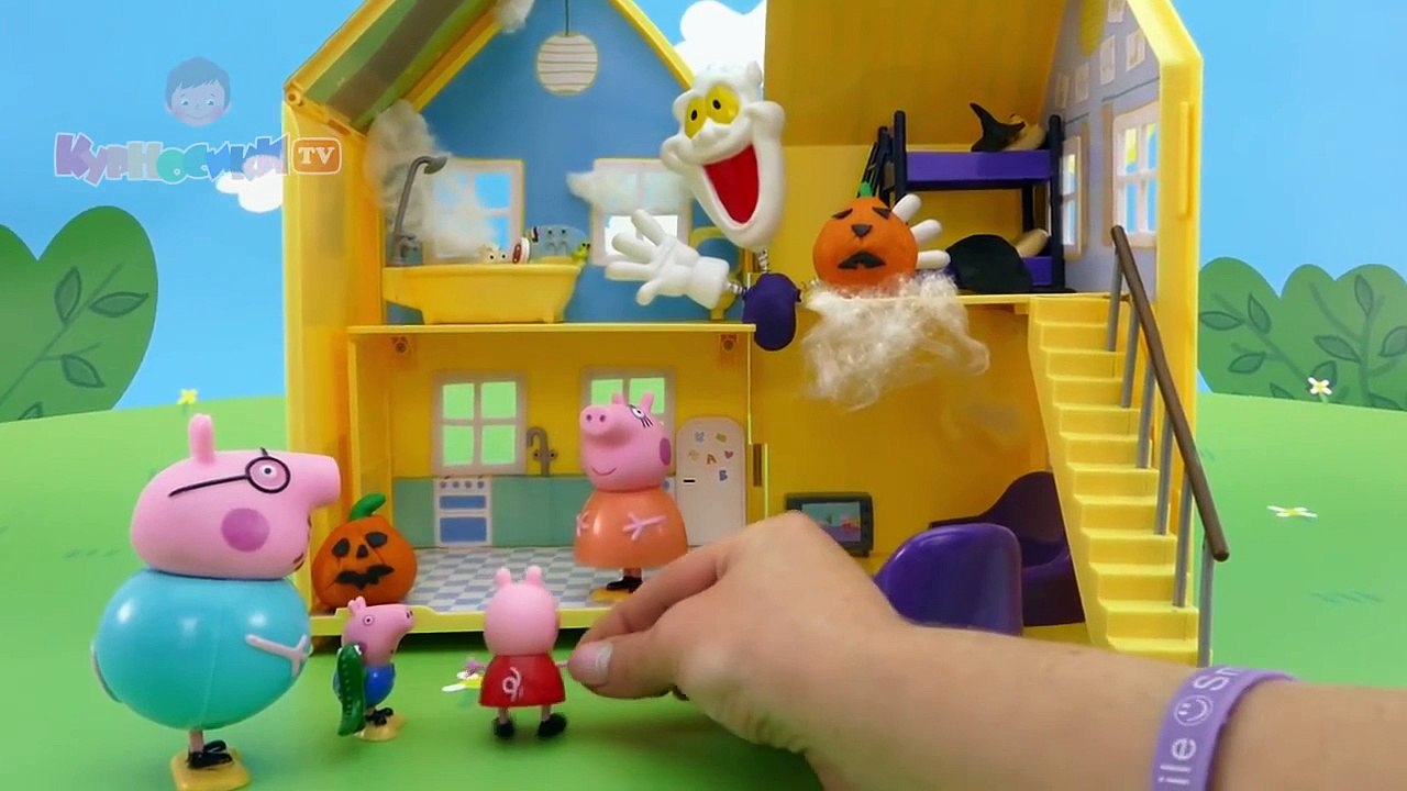Peppa Pig. Свинка Пеппа и особенный день - Хэллоуин. Бал у Дракулы и Monster High - Серия #47