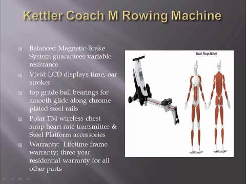 kettler rowing machine review