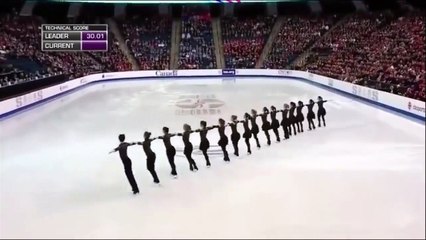 Armenian dance "Yarkhushta" by 2015 World Synchro Champs SP Team Canada