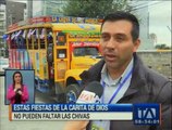 En estas fiestas de Quito no pueden faltar las “chivas”