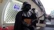 When darth vader plays imperail march with a ukulele... Funny