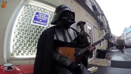 Quand Dark Vador joue la Marche Impériale au Ukulélé... Marrant
