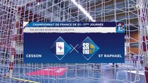 Saison 2015 / 2016 - Journée 11 : Résumé du match Cesson-Rennes / Saint Raphaël