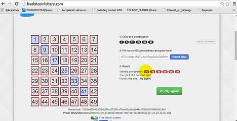 Loteria Bitcoin -- Tus micro transacciones