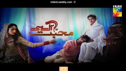Mohabbat Aag Si Hum Tv Drama Last Episode 38 Full (02 December 2015)