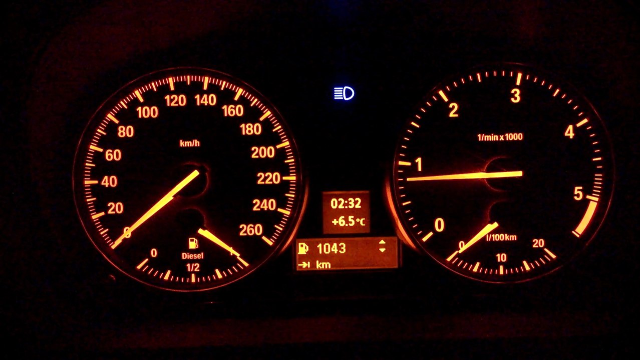 BMW 320d E90 LCI ACCELERATION 0-160km/h
