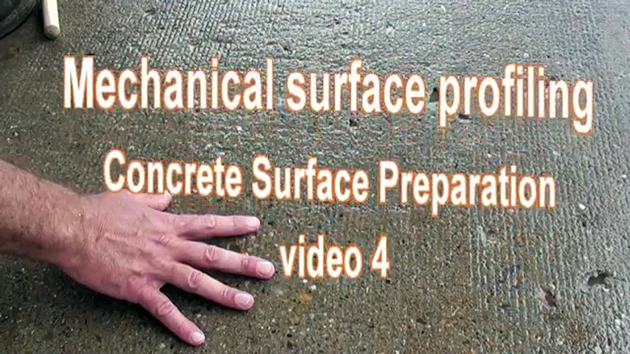 Concrete Surface Preparation Video 4    Mechanical Surface Profiling