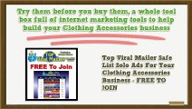 Free Trial Marketing Lead Tools For Clothing Accessories Business
