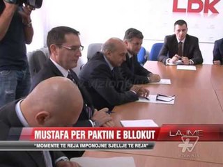 Mustafa për paktin e bllokut - News, Lajme - Vizion Plus