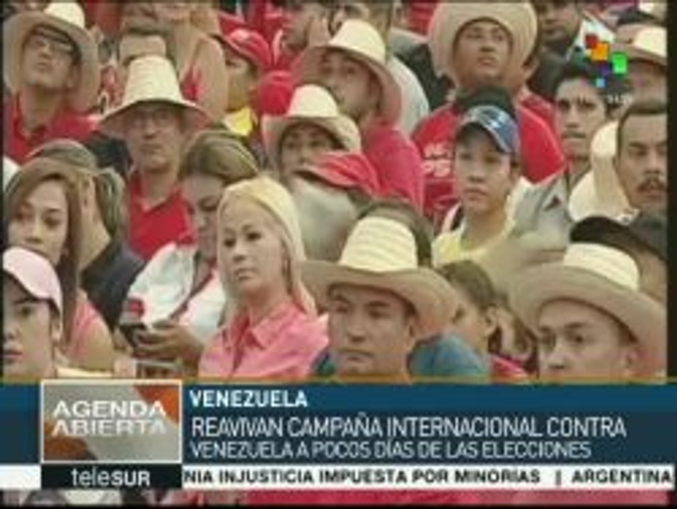 Derecha incrementa campaña contra Venezuela