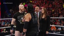 Roman Reigns demands a rematch with Sheamus Raw November 23 2015