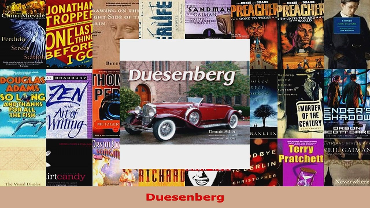 Read  Duesenberg Ebook Free