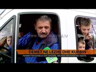 Dëmet në Lezhë e Kurbin - Top Channel Albania - News - Lajme