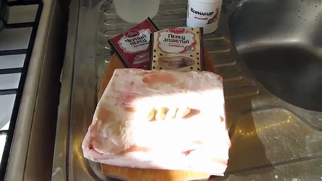 Сало в банке - самый вкусный рецепт!