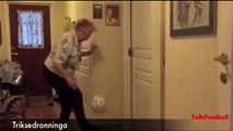 Con 90 años mostró que sabe dominar el balón