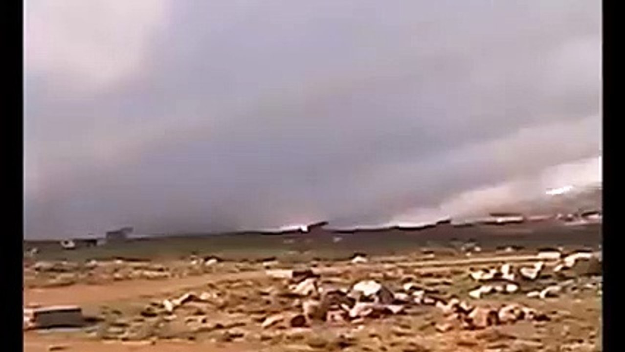 Russian strikes on ISIS- FOOTAGE 27.11.2015