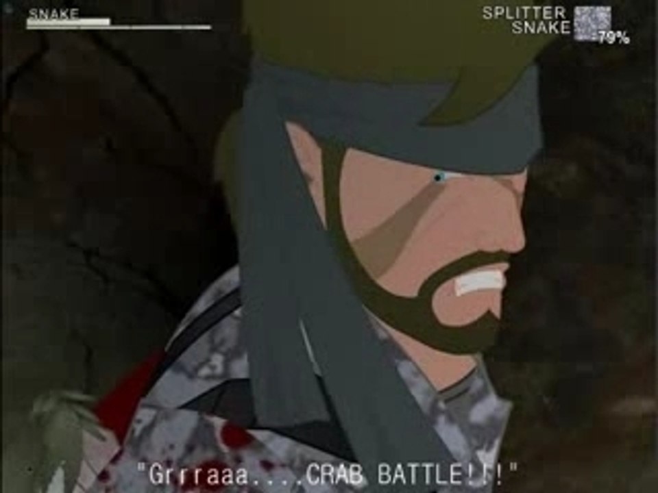 un combat contre un crabe