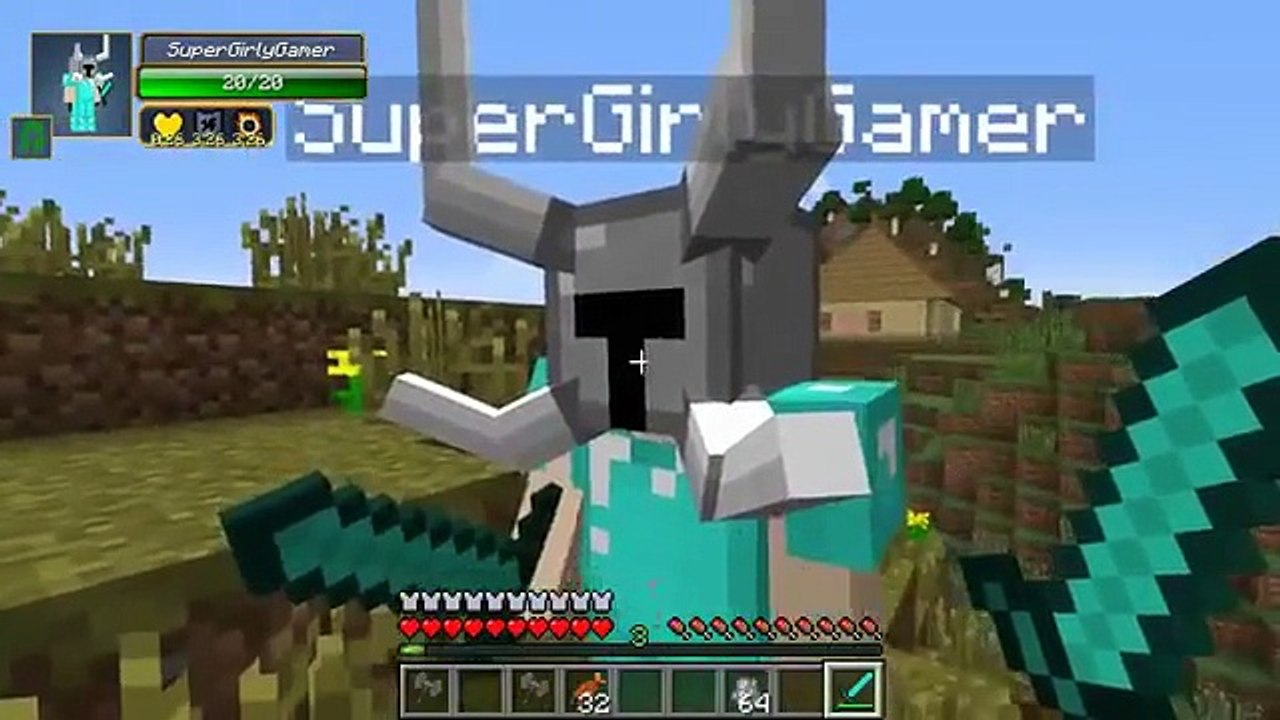 Pat and Jen PopularMMOs Minecraft AXE SWINGING MANIAC (EPIC ANIMATIONS & ABILITIES) Mod Sh