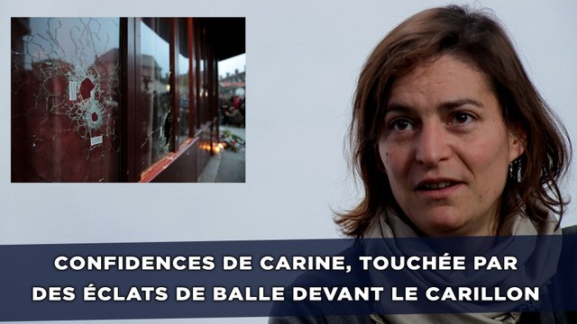 Attentats à Paris: Confidences de Carine, touchée par des éclats de balle devant le Carillon