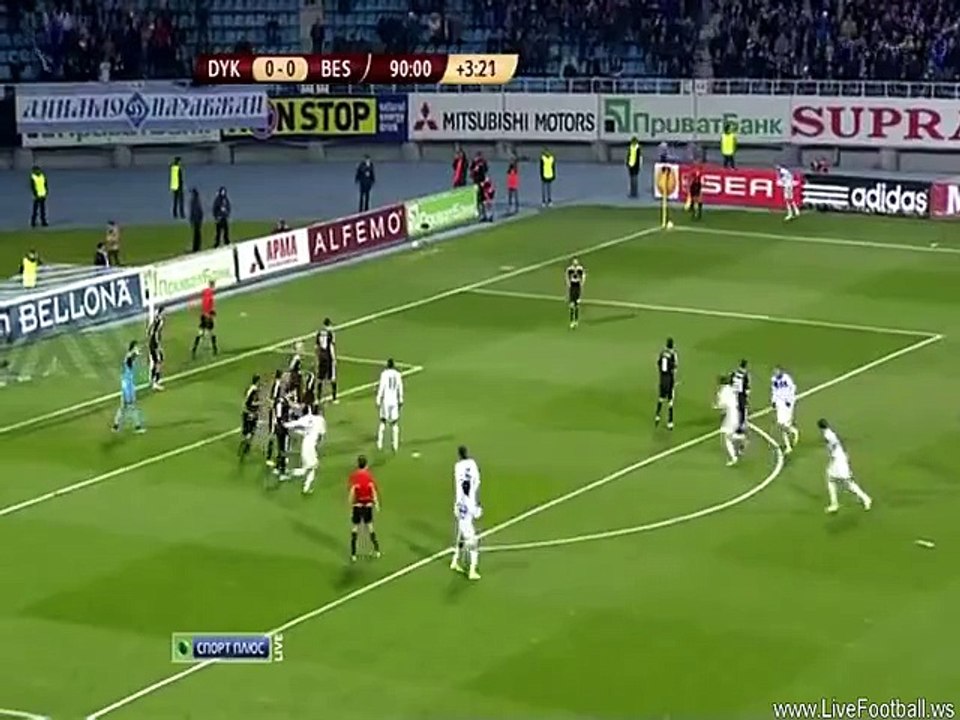 Динамо - Бешикташ 1-0