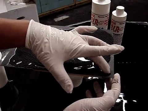 HOW TO REMOVE AIR BUBBLES FORM APPLIED EPOXY COATING