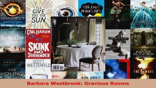 Download  Barbara Westbrook Gracious Rooms PDF Free