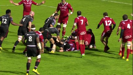 L'image de la journée – Le drop de Yohan Le Bourhis (BO) face à Dax - Saison 2015-2016