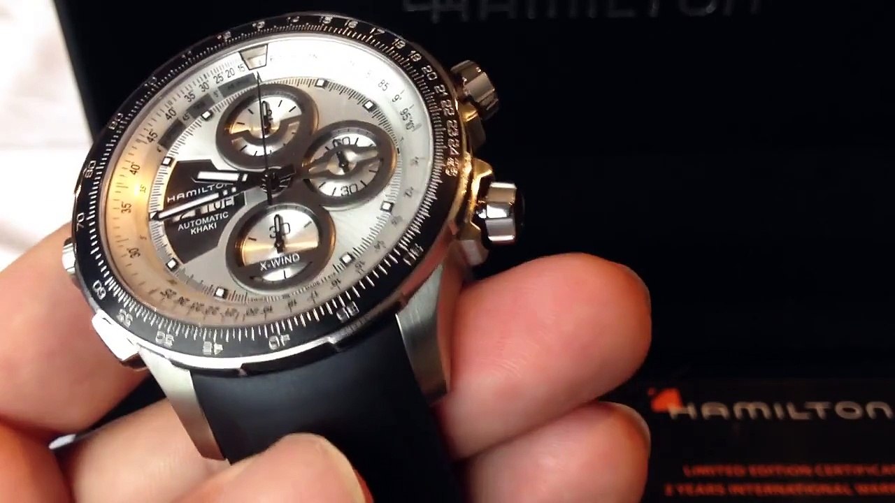 Hamilton X Wind Khaki Automatic Chronograph Stainless Steel Watch Review H77726351