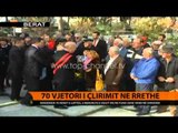 Shkodër, kurora me lule te '5 Heronjtë e Vigut' - Top Channel Albania - News - Lajme