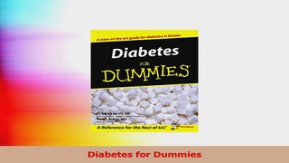 Diabetes for Dummies Read Online