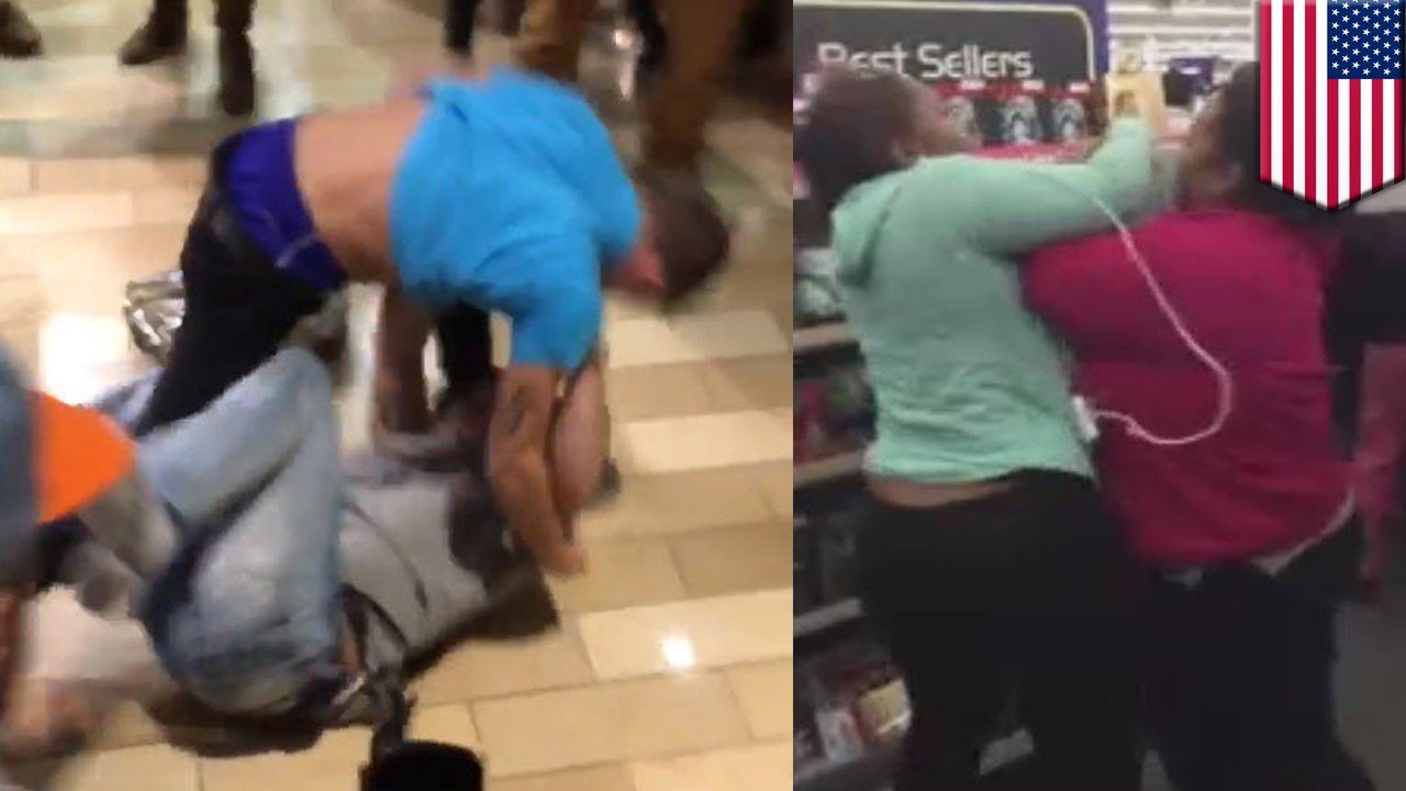 Black Friday brawls between mall shoppers fighting for the best deals
