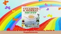 Vitamins  Herbal Digest Vitamins Herbs  Supplements Download