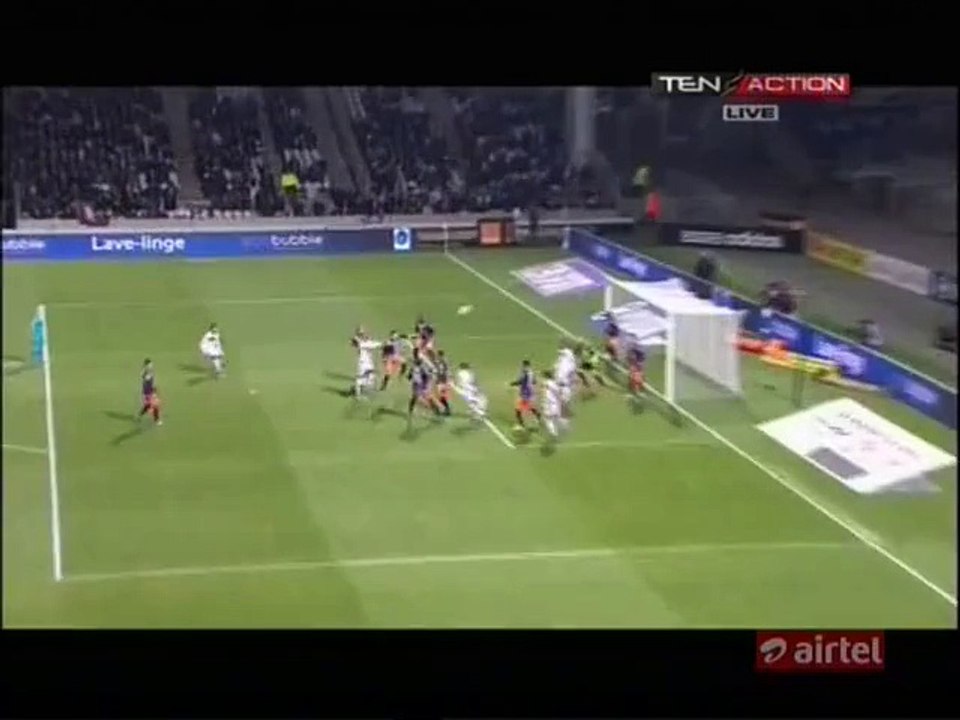1-3 Alexandre Lacazett Fantastic Header Goal _ Lyon v. Montpellier _ France - Ligue 1 - 27.11.2015 HD