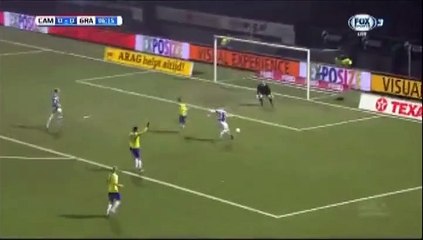 0-1 Cas Peters Goal Holland  Eredivisie - 27.11.2015, SC Cambuur 0-1 De Graafschap