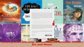 Read  Looking and Listening Conversations between Modern Art and Music PDF Free