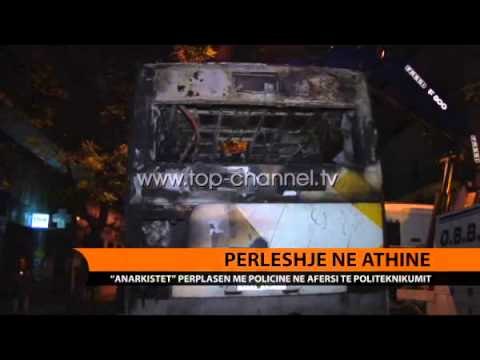 Përplasje të dhunshme në Athinë - Top Channel Albania - News - Lajme