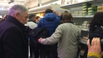Action des producteurs d'œufs dans un hypermarché