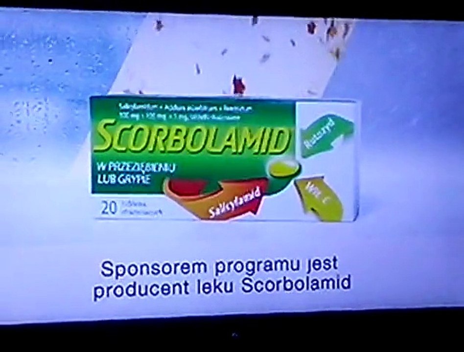 Polsat - dżingiel reklamowy, plansze sponsorskie i początek "Sportu" (1/4) (27.11.2015.)