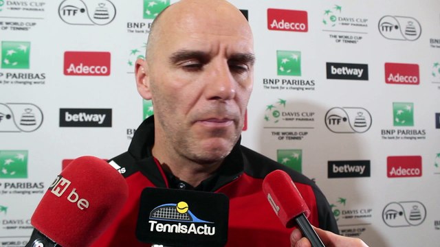 Coupe Davis 2015 - Johan Van Herck : J'ai mon double en tête