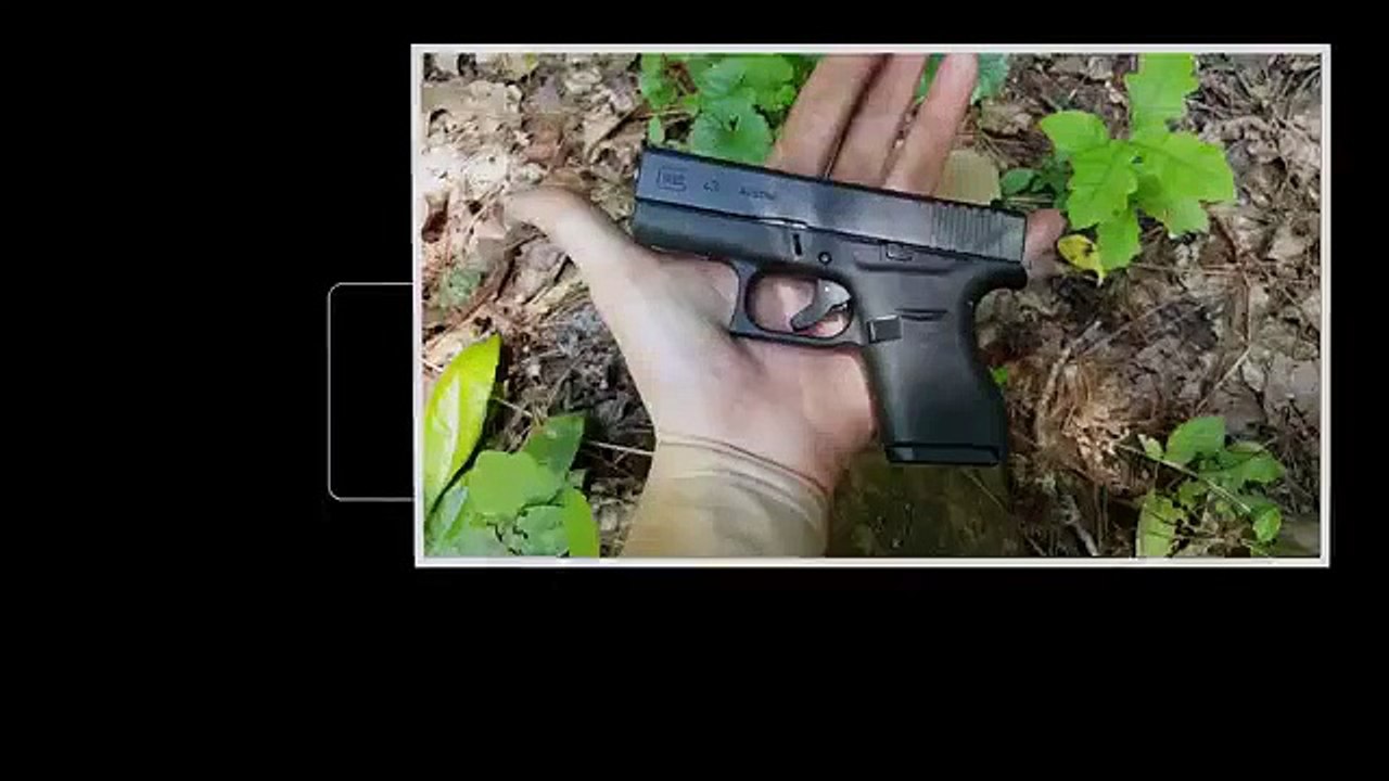 Glock G43 vs .50 cal