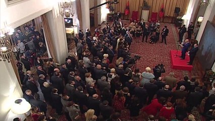 “AHMET ZOGU, PRESIDENTI QE U BE MBRET, CEREMONI PROMOVUESE PER LIBRIN E BLENDI FEVZIUT