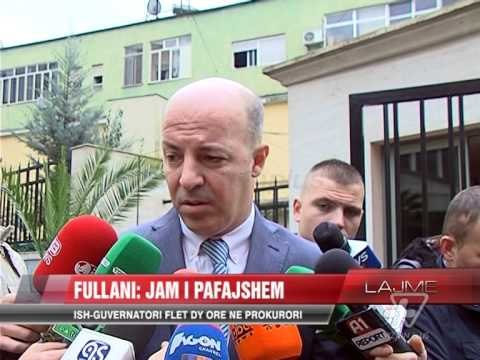 Fullani, sërish në Prokurori për vjedhjen e bankës - News, Lajme - Vizion Plus